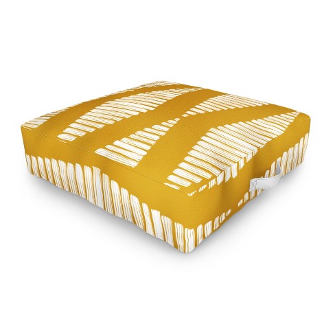 Mustard floor clearance cushion