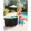 73L Large Beach Bag, Reusable Shopping Bags, Foldable Tote for Moving Holiday Travel College Packing, - 3 of 4