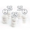 Big Dot of Happiness We Still Do - 25th Wedding Anniversary - Dessert Cupcake Toppers - Anniversary Party Clear Treat Picks - Set of 24 - 2 of 4