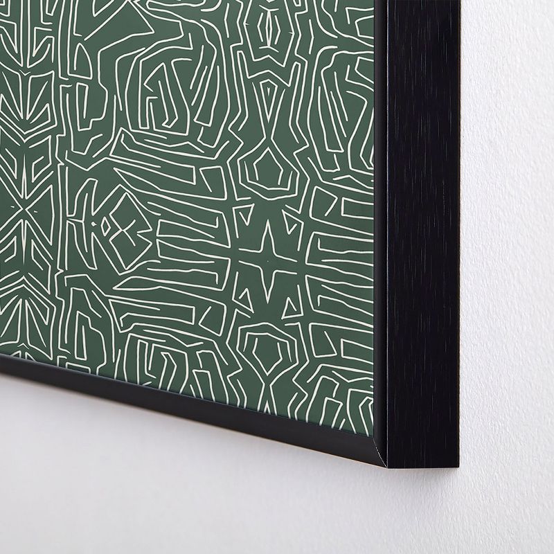 Marta Barragan Camarasa Abstract pattern linear stroke Metal Framed Art Print - Deny Desings, 3 of 4