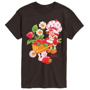 Men's - Strawberry Shortcake - Wheelbarrow And Custard Short Sleeve Graphic T-Shirt - 1 of 3