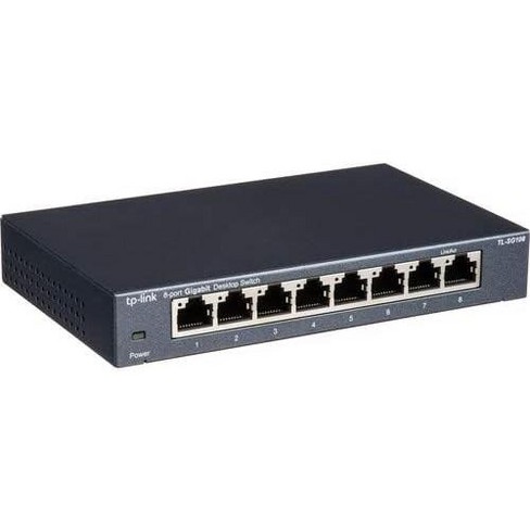 TP-Link 8 Port 10/100Mbps Fast Ethernet Switch | Desktop Ethernet Splitter  | Ethernet Network Hub | Plug and Play | Fanless Quiet | Desktop Design 