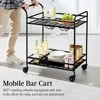 Generic Rolling Bar Cart, Mobile Home Bar Serving Cart - 4 of 4