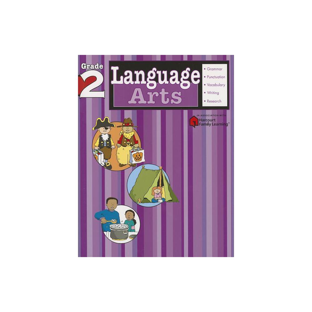 Language Arts, Grade 2 - (Flash Kids Harcourt Family Learning) by Flash Kids (Paperback)