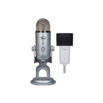 Blue Microphones Yeti USB Microphone (Silver) Bundle with Pop Filter