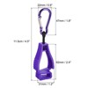Unique Bargains Wear-Resistant Construction Workshop Prevent Losing Hook Clips 3 Pcs - 2 of 4