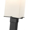 Sana Outdoor Aluminum Fixture - 3 Bulbs, Dimmable, Wet Rated, 120.25" Tall, Matte Black - 3 of 4