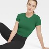 Women's Everyday Soft Cropped Short Sleeve T-Shirt - All In Motion™ - 3 of 3