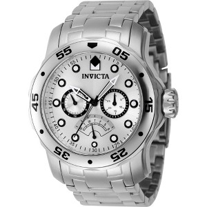 Invicta 46994 Men's Pro Diver Silver Tone Dial Bracelet Watch - 1 of 2