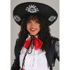 HalloweenCostumes.com Women's Three Amigos Halloween Costume | Adult Black Charro Outfit - 3 of 4