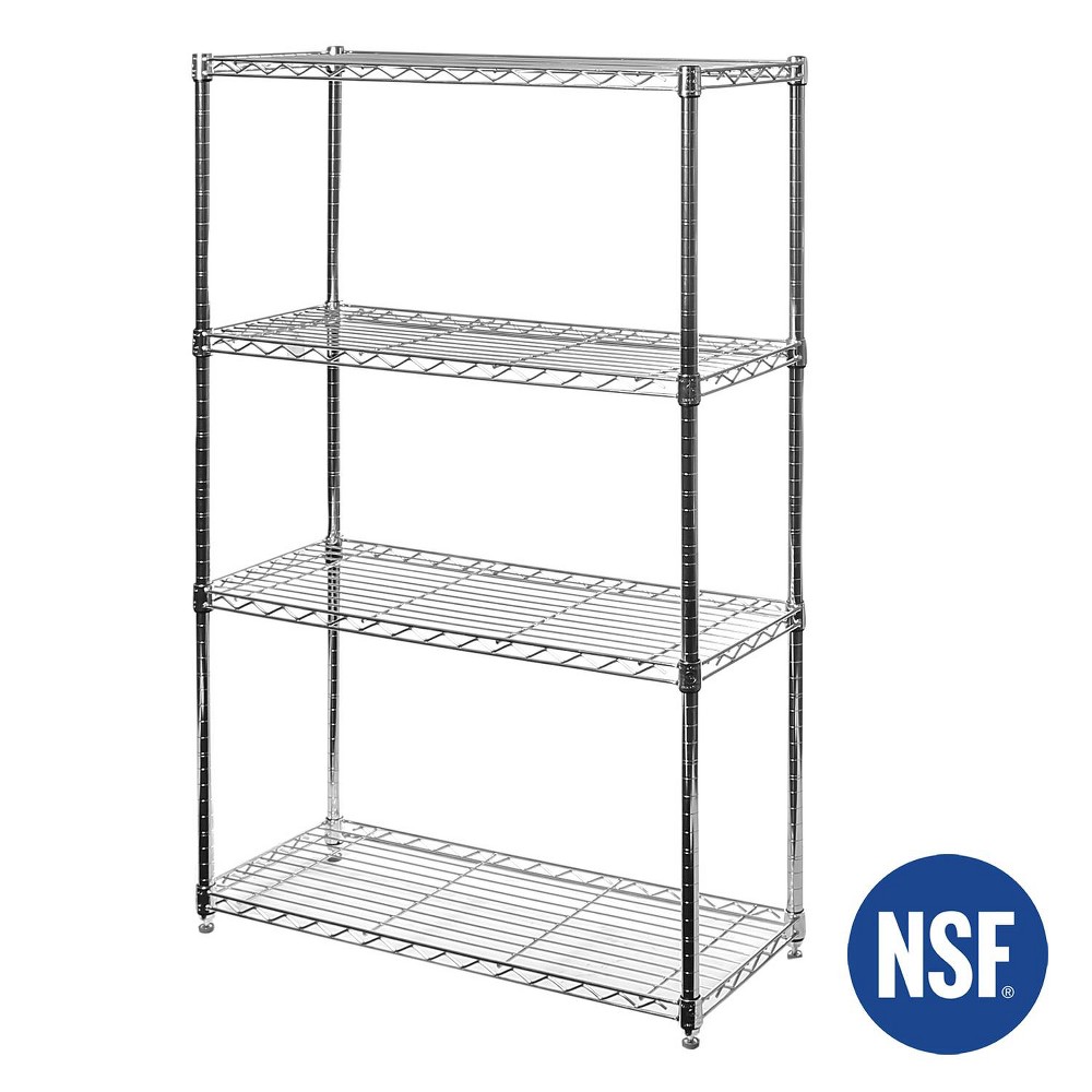 UPC 017641983630 product image for Seville Classics UltraZinc 4 Shelf NSF Wire Shelving System | upcitemdb.com