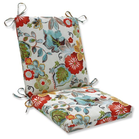 Outdoor/Indoor Alatriste Ivory Squared Corners Chair Cushion - Pillow Perfect