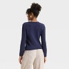 Women's Shrunken Crewneck Pullover Sweater - A New Day™ - 2 of 3