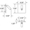 Access Lighting Villa 1 - Light Sconce in  Matte Black - 2 of 4