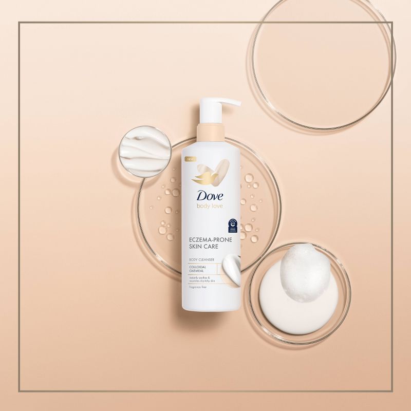 Dove Beauty Body Love Eczema-Prone Skin Care Fragrance-Free Body Wash - Unscented - 17.5 fl oz, 6 of 7