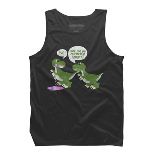 Men's Design By Humans Dude, Did You Eat Last Unicorn By ZeusSE Tank Top - 1 of 2