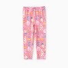 PATPAT Disney Princess Outfits Set for Toddler Girls Ruffle Hem Long-sleeve Tops Stripe Pattern leggings 2PCS - 3 of 4