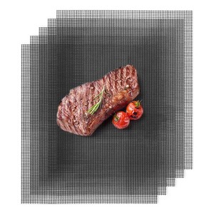 Unique Bargains M Reusable Nonstick Grilling Outdoor Grill Mat - 1 of 4