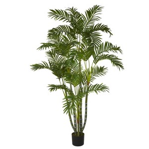 HomeStock  4 ft. Artificial Palm Tree in Pot for Indoor/Outdoor - 1 of 1