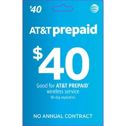 AT&T $40 Prepaid Phone Card (Email Delivery)