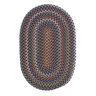 Colonial Mills Wayland Oval Area Rug - Navy 20"x30"