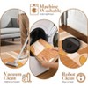 Area Rug Modern Geometric Abstract Rug Bedroom Ultra-Thin Soft Low Pile Large Carpet Living Room Non Slip Dining Room - 4 of 4