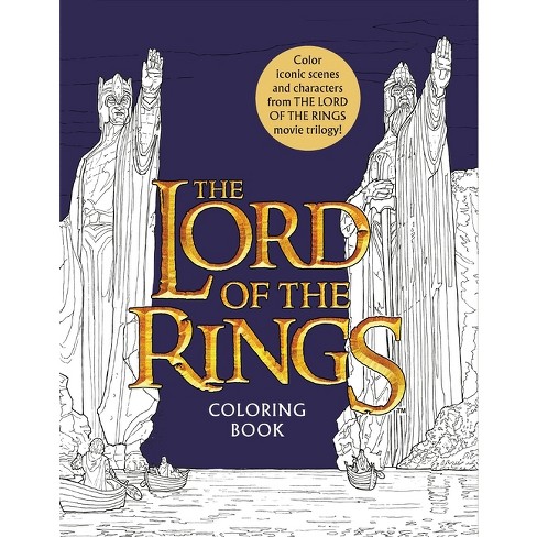 The Lord Of The Rings Movie Trilogy Coloring Book - By Warner Brothers ...