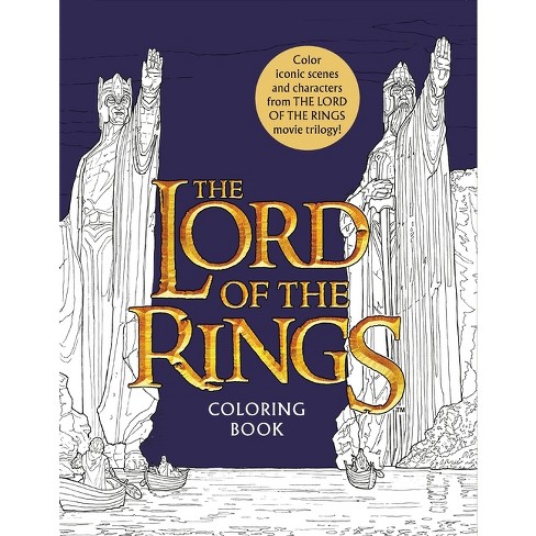 The Lord of the Rings Movie Trilogy Coloring Book - by  Warner Brothers Studio & J R R Tolkien (Paperback) - image 1 of 1