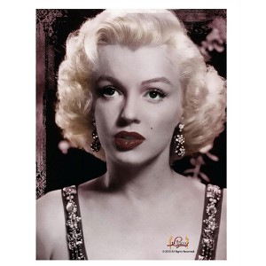 Just Funky Marilyn Monroe Portrait Lightweight Fleece Throw Blanket | 45 x 60 Inches - 1 of 1