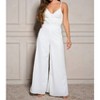 Women's Julie Wide Leg Jumpsuit - Glitzy Girlz - 3 of 4