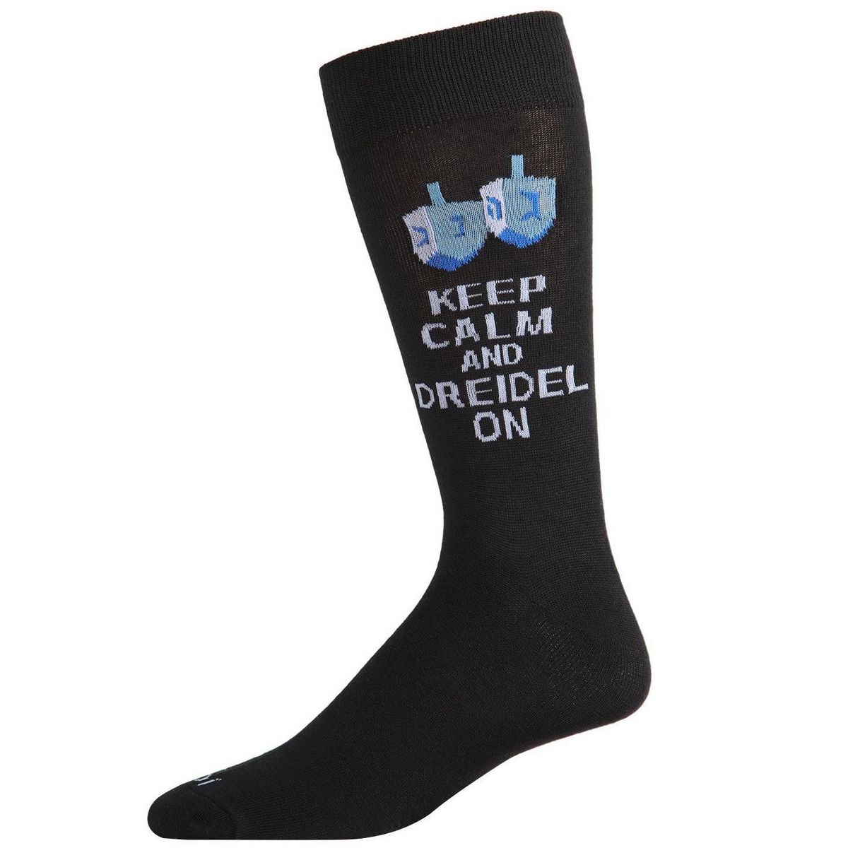 Memoi Men's Keep Calm and Dreidel On Hanukkah Novelty Crew Sock - thumbnail 4
