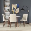 Ashcroft Furniture,Katie Mid-Century Modern Velvet Dining Chair (Set of 2) - 2 of 4