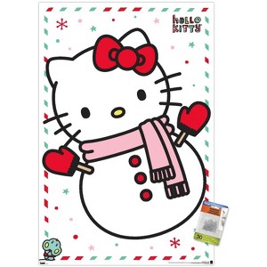 Trends International Hello Kitty: 17 Holiday - Build A Snowman Unframed Wall Poster Prints - 1 of 4