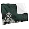 Harry Potter House Crest Slytherin Silky Touch Blanket White 50X60 - 3 of 4