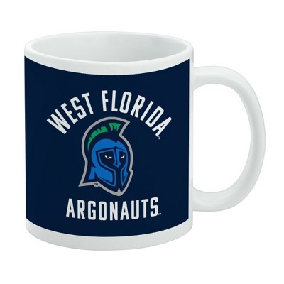 West Florida Argonauts Logo Ceramic Coffee Mug Novelty Gift Mugs for Coffee Tea and Hot Drinks 11oz White