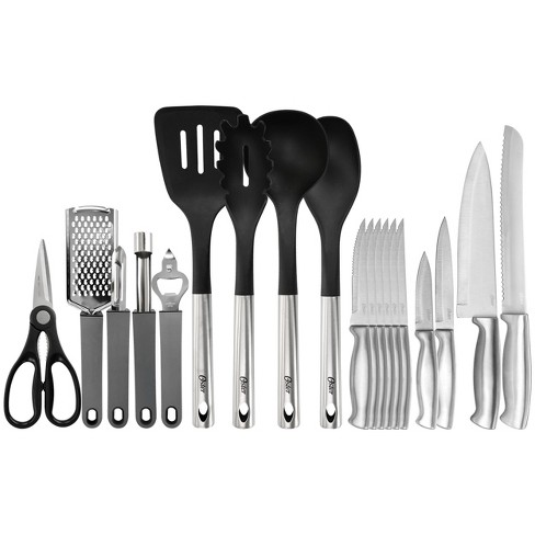 Oster 19 Piece Nylon And Stainless Steel Kitchen Tool And Utensil