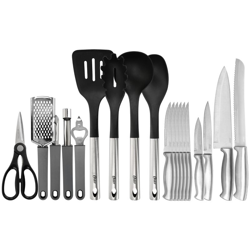 Oster 19 Piece Nylon and Stainless Steel Kitchen Tool and Utensil Set, 1 of 7