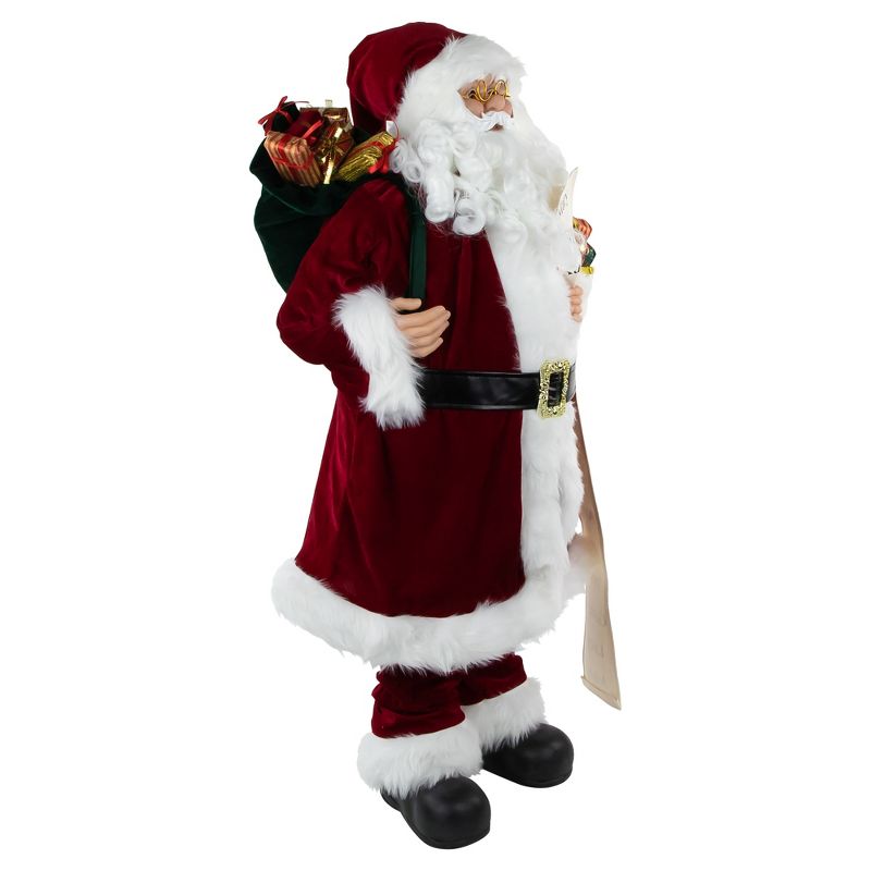 Northlight 36" Santa Claus with Naughty or Nice List Christmas Figure, 3 of 6