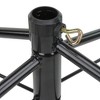 Northlight Black Metal Rolling Christmas Tree Stand for 6.5'-7.5' Artificial Trees - 2 of 3