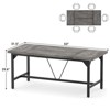 Aheaplus Modern Laptop Computer Table for Home Office Workstation - 3 of 4