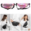 Unique Bargains Stylish Multi-Color Iridescent Holographic Sports Waist Bag 1 Pc - 2 of 4