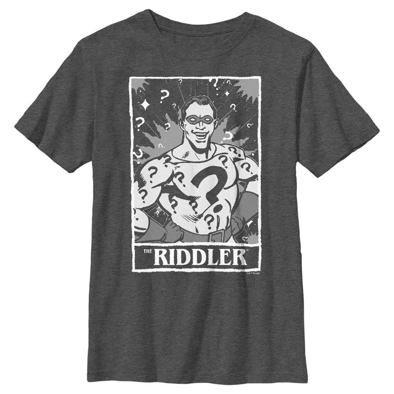 Boy's Batman Riddler Tarot T-Shirt, 1 of 6