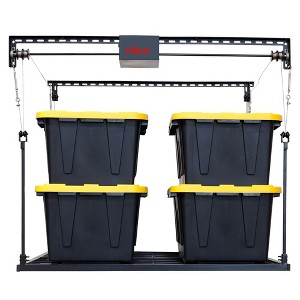 Origami Motorized Garage Ceiling Storage Rack, 52" x 25" Heavy-Duty Overhead Lift System with 250 lbs Capacity for Storing Decorations or Equipment - 1 of 4