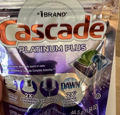 Lowest Price: 52 Count Cascade Platinum Plus Dishwasher Pods