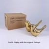 Aoibox Small Gold Birds Statues, Modern Home Decor Figurine for Living Room, Bedroom, Office Desktop, Cabinets Decorative Ornaments - 3 of 4