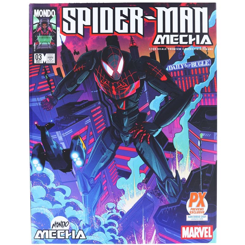 Mondo Tees, LLC Marvel Mecha Spider-Man Miles Morales 10 Inch Action Figure, 2 of 4