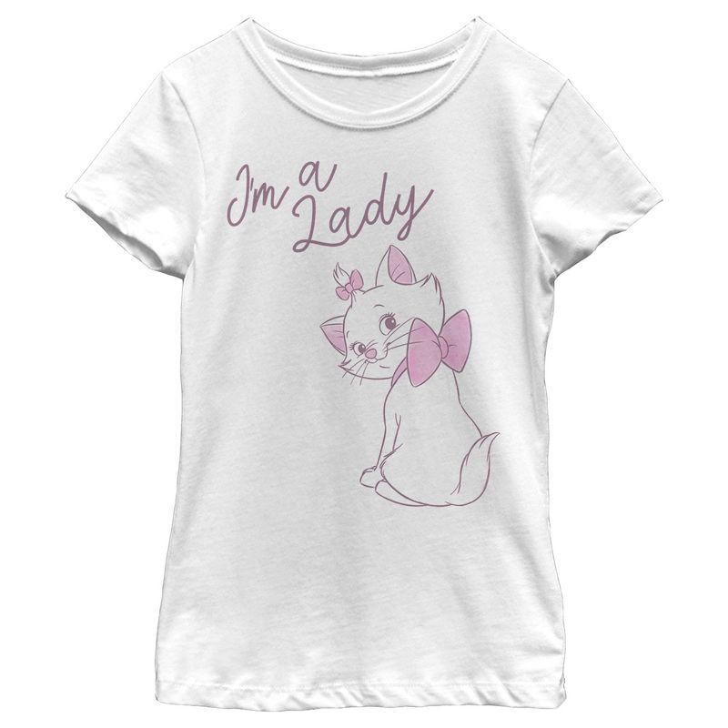 Girl's Aristocats I'm a Lady T-Shirt, 1 of 5