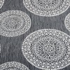 Traditional Medallion Jacquard Room Darkening Curtain 2-Panel Set with Grommet Topper - Blue Nile Mills - 3 of 4