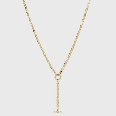 SUGARFIX by BaubleBar Gold Link Y-Chain Necklace - Gold