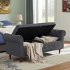 NicBex 63 Inch Storage Ottoman,Entryway Bench with Wood Legs for Bedroom and Living Room - 2 of 4